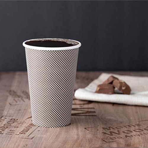 10 oz Papir Vruće Šoljice za Jednokratnu upotrebu čaše Kave Brown Dizajn 32 računati