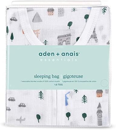 aden + anais Najvažnije Bebu Vreća za Spavanje, Pamuka Muslin, Nosivi Povijaju Ćebe za Devojke & Momci,