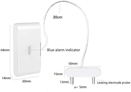 Jiameajani 1Set Vode Curenja Senzor 433Mhz Pametan Bežični Voda Curi Detektor Alarm Senzor Curenja Senzor