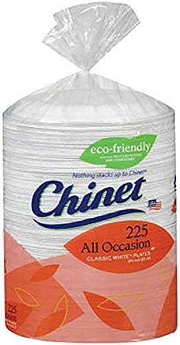 Chinet Papirnate Tanjure Sve Prilike, 1 Pack, Bijeli