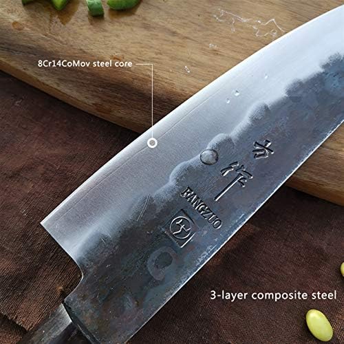 Kuhinjski nož Ručno Santoku 0 7 cm 3 Sloja Japanski Srednjoj Ugljen Oštrica Šef Kuhinje 0 Profesionalni